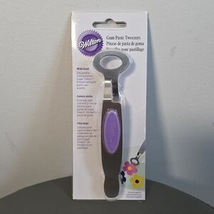 Wilton Silver and Purple Gum Paste Tweezers